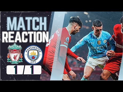 WE SURVIVED!! Liverpool VS  Manchester City 1-1 Match Reaction