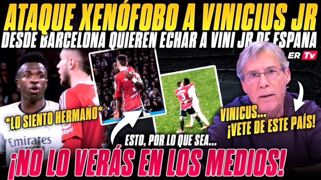 🚨 INCREIBLE 🚨 ¡ATAQUES XENÓFOBOS! SOBRE LA ESTRELLA DEL REAL MADRID VINICIUS JR