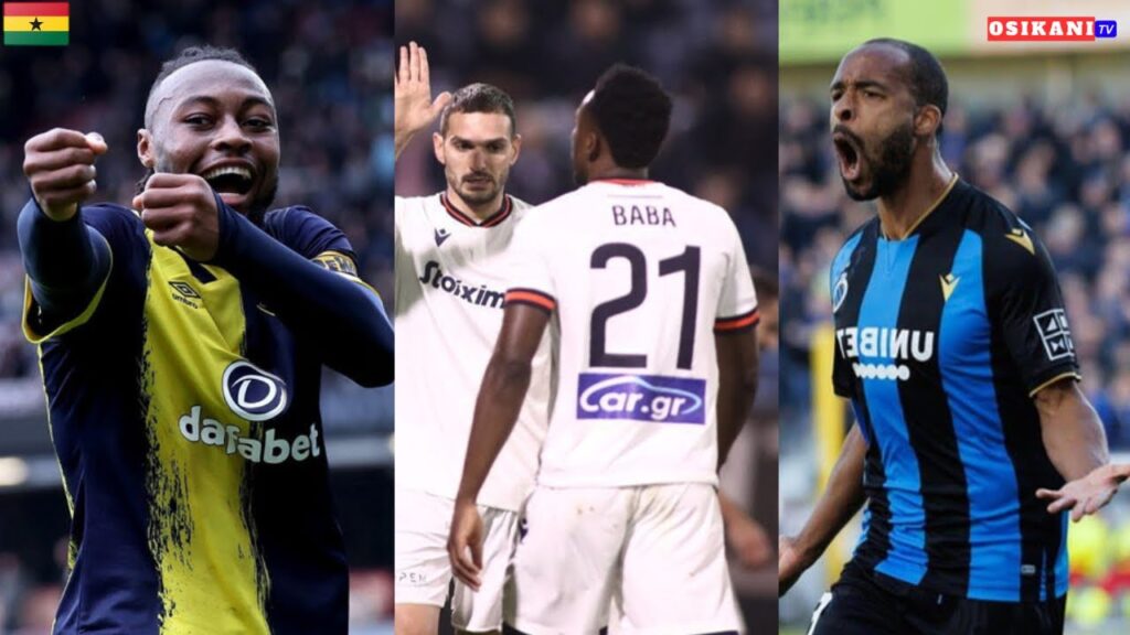 BLACK STARS PLAYERS ON FIRE🔥-SEMENYO, BABA RAHMAN, ODOI GOALS…INAKI, NUAMAH & OTHERS PERFORMANCES