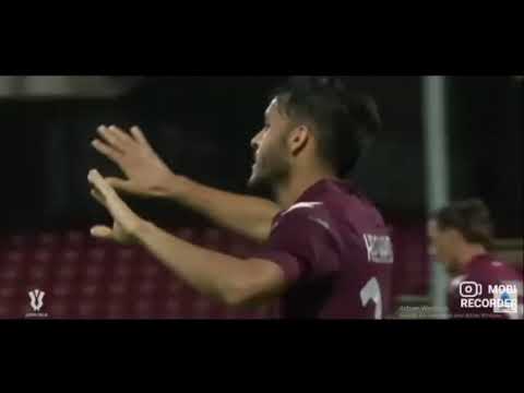 اسيست كشريدة في كأس ايطاليا مع فريقه سالرنيتانا امام رجينا