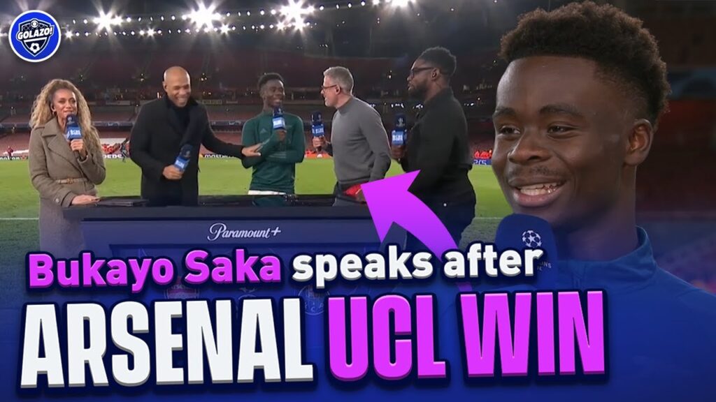 Bukayo Saka jokes with Thierry Henry after Arsenal advance! | UCL Today | CBS Sports Golazo