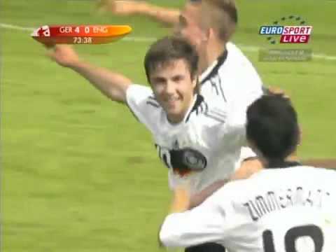 16-year old Mario Götze scores for Germany