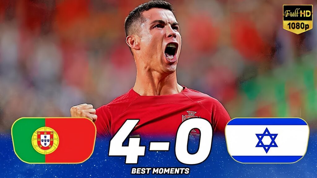 Portugal vs Israel 4-0 | Ronaldo Brace EURO 2024 Qualifiers Highlights & Goals • Portugal Tadi Malam