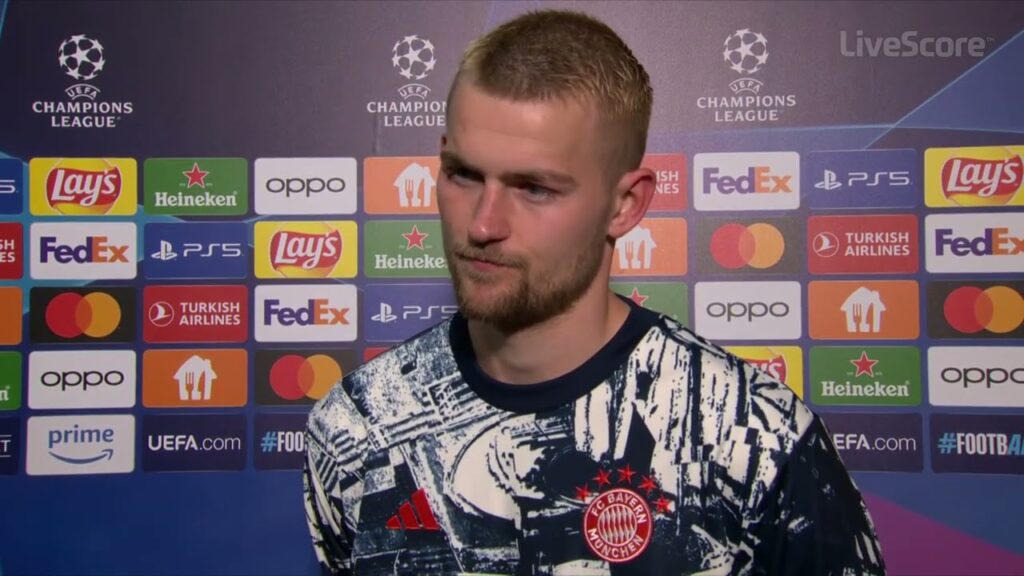 "It Was a BIG RELIEF" Matthijs de Ligt is Relieved to Get Over The Line Against Lazio 😅  LiveScore