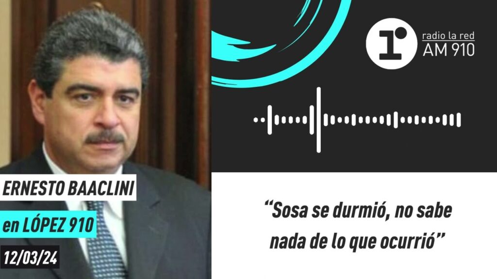 Ernesto Baaclini, abogado del jugador Sebastián Sosa: "Se durmió, no sabe nada de lo que ocurrió"