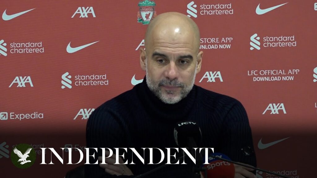 'The environment is a reality' reflects Guardiola on 1-1 draw against Liverpool