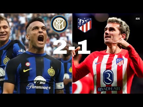Inter Milan vs Atletico Madrid 2-1 - UCL All Goals & Highlights - 2024