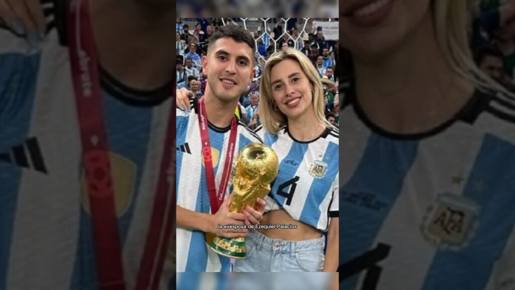 La ex de Exequiel Palacios vendió su camiseta del mundial #shorts #futbol