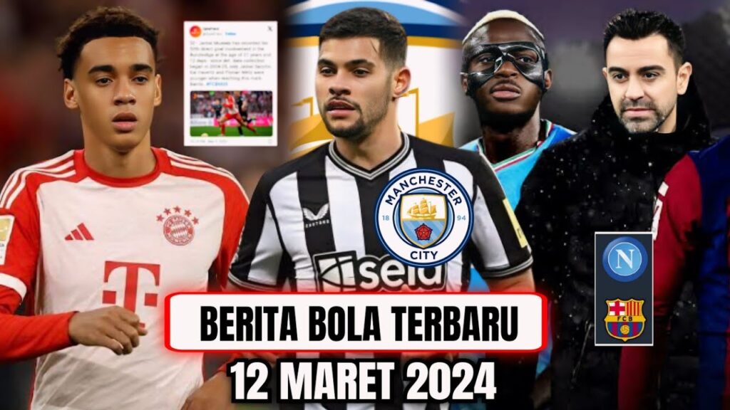 Berita Bola Jamal Musiala Masuk Rekor Bundesliga Man City Bakal Rekrut Guimaraes Barcelona Vs Napoli