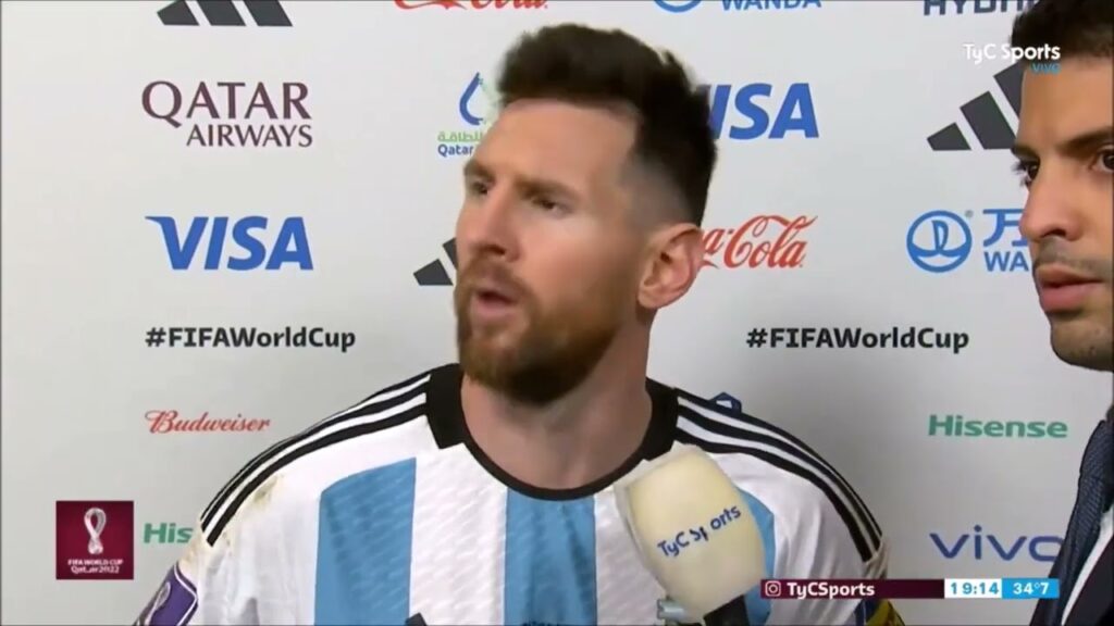 Lionel Messi to Wout Weghorst after the match: “What are you looking at, dumby? Go back there, dumby