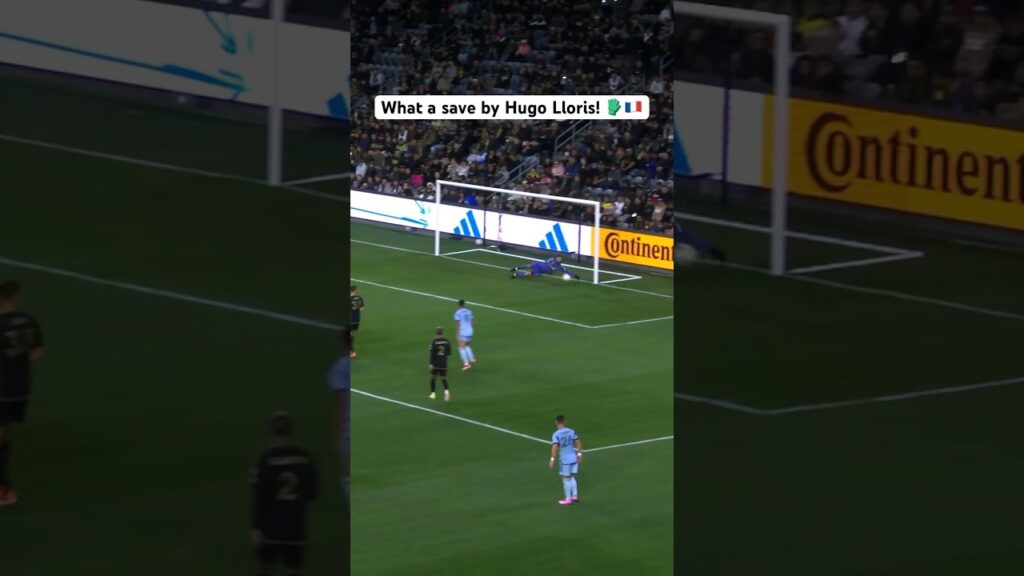 Hugo Lloris diving save 🧤 #shorts #soccer #hugolloris