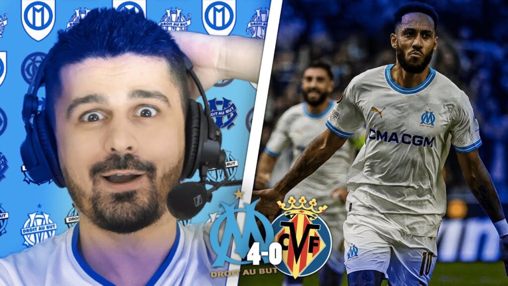 🔥L'OM ET LE VELODROME EN COUPE D'EUROPE C'EST MAGIQUE, SARR, AUBAMEYANG, NDIAYE😍 OM - VILLAREAL 4-0