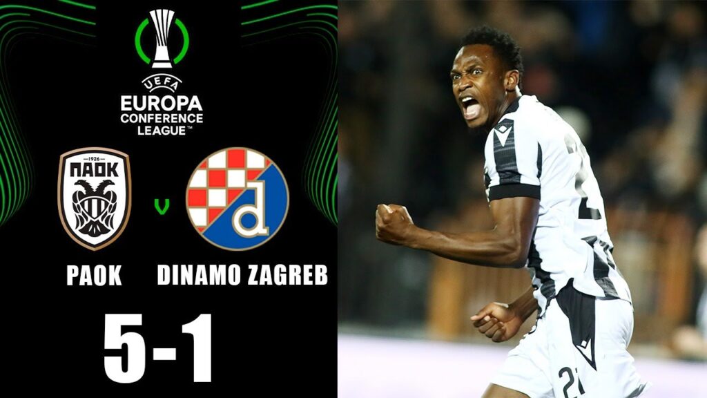 Στόχος Abdul Baba Rahman | ΠΑΟΚ vs Dinamo Zagreb 5-1 Highlights | UEFA Europa Conference League