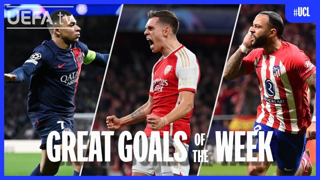 #UCL Great Goals Round of 16 2nd leg | Mbappé, Trossard, Memphis...