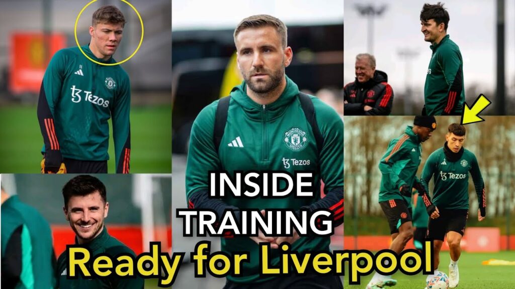 INSIDE TRAINING| ✅ Luke Shaw, Martinez, Maguire, Mason Mount, Wan Bissaka Join ManUnited Squad