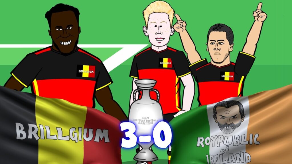 Belgium vs Republic of Ireland 3-0 (Euro 2016 Romelu Lukaku and Axel Witsel goals highlights)