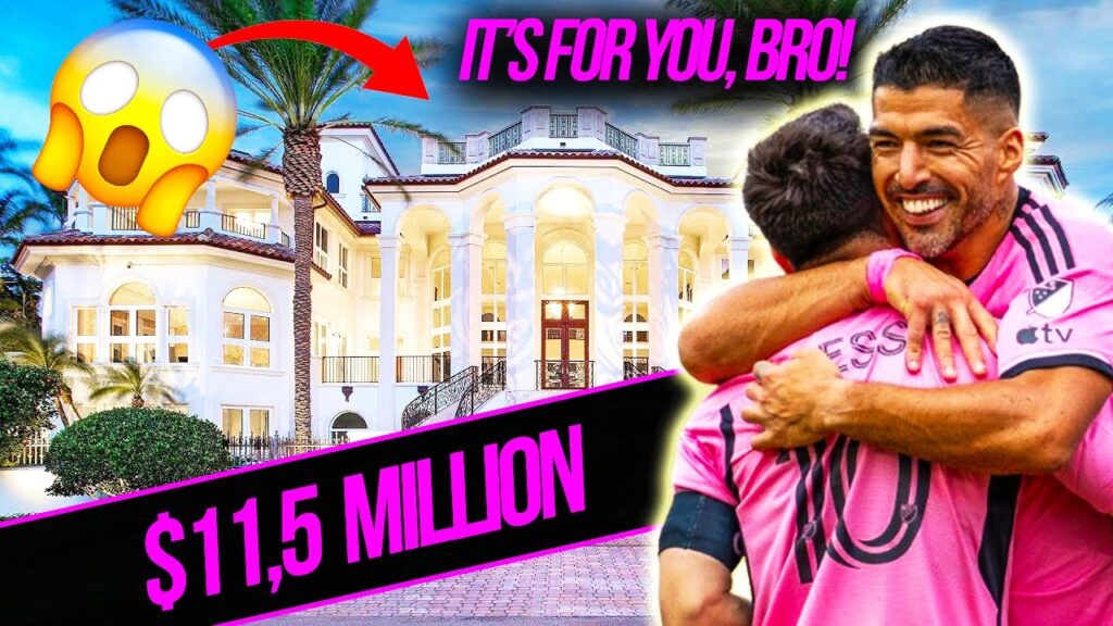 LUIS SUAREZ SPENDS $11.5 MILLION TO BECOME MESSI'S NEIGHBOR 😱 This is how they live in Miami!