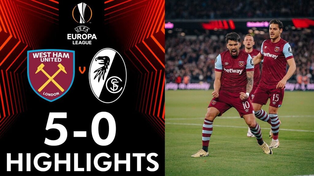 Lucas Paquetá Goal | GOL de Paquetá | West Ham vs Freiburg 5-0 Highlights | UEFA Europa League 23-24 Lucas Paquetá Goal | GOL de Paquetá | West Ham vs Freiburg 5-0 Highlights | UEFA Europa League 23-24