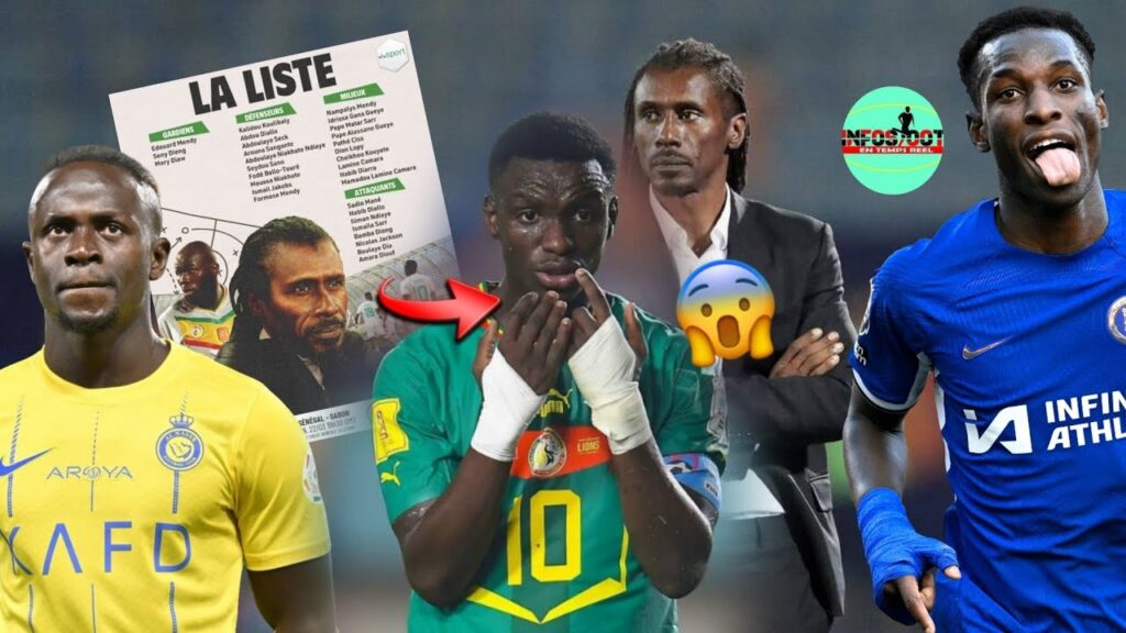 🚨LA LISTE OFFICIEL D'ALIOU CISSÉ, AMARA DIOUF 15 ANS 😳 CONVOQUÉ..SABALY CONFIRME SA RETRAITE ...