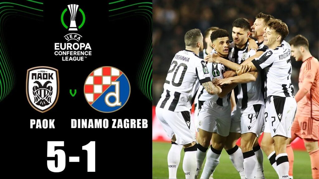 Στόχος Abdul Baba Rahman | ΠΑΟΚ vs Dinamo Zagreb 5-1 Highlights | UEFA Europa Conference League