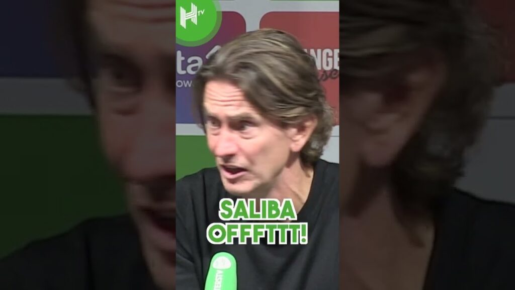 "Saliba... OFFFTTT!" Thomas Frank is a HUGE fan of the Arsenal defender 😲 #shorts