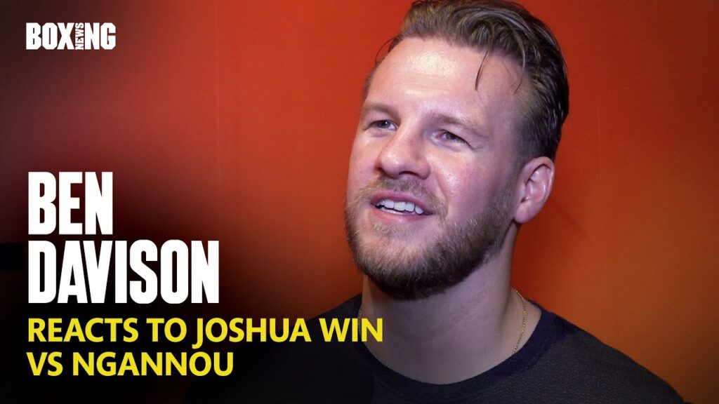 Anthony Joshua Trainer Ben Davison Reacts To Devastating Ngannou KO