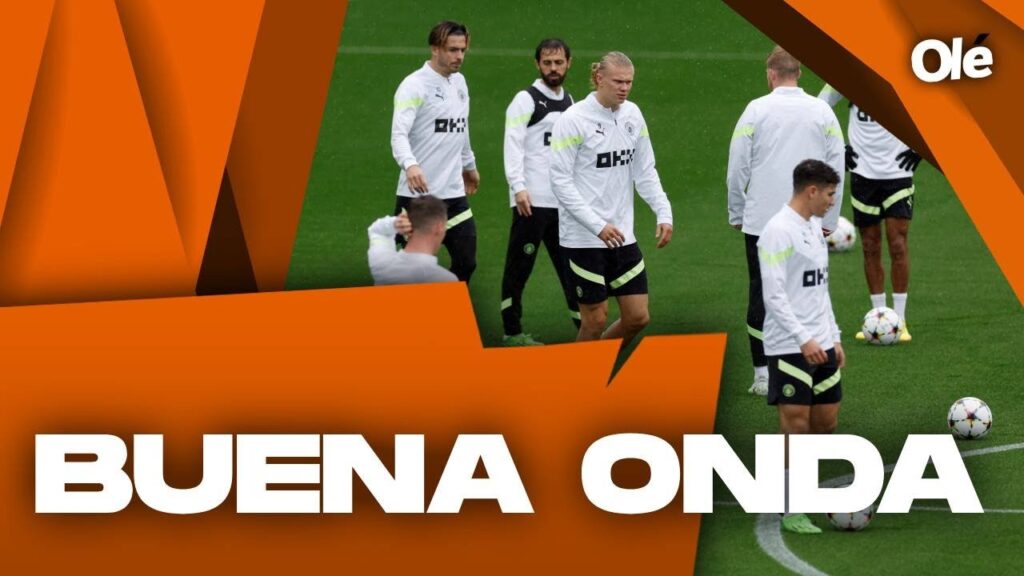 La BUENA ONDA de Haaland con Julián Álvarez