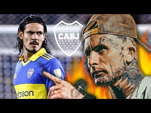 😱Insólito cruce en Boca: Ke Personajes advirtió a Edinson Cavani