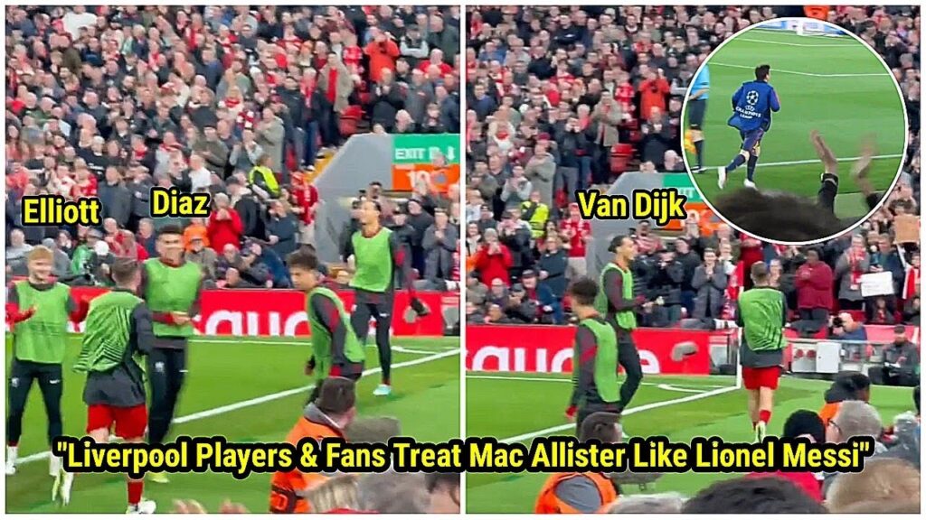 Watch Alexis Mac Allister Recreate Lionel Messi's Iconic Warm-Up Standing Ovation 🇦🇷🐐