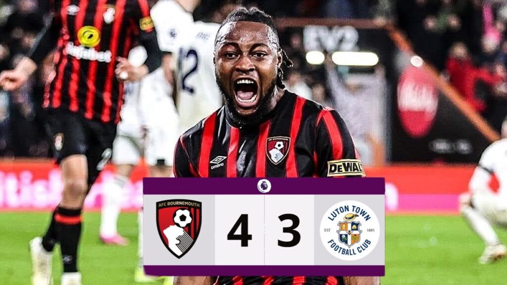 BLACK STARS🇬🇭 ANTOINE SEMENYO 2 GOALS VS LUTON TOWN | BOURNEMOUTH 4-3 LUTON - REACTION & RATINGS