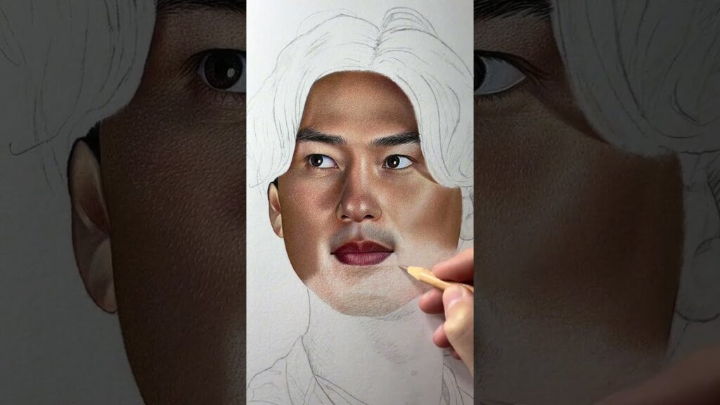 A drawing of our Blue Samourai, Takumi Minamino 🇯🇵✏️