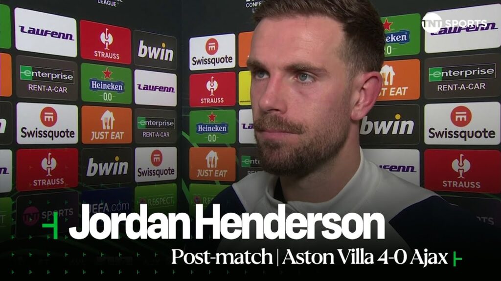 "IT WAS NOT OUR NIGHT" 😔 | Jordan Henderson | Aston Villa 4-0 Ajax | UEFA Europa Conference League