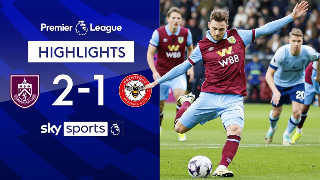 Clarets grab VITAL win against 10-player Brentford | Burnley 2-1 Brentford | EPL Highlights
