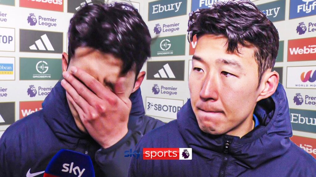 Heung-min Son visibly upset following Tottenham's defeat at Fulham 😓