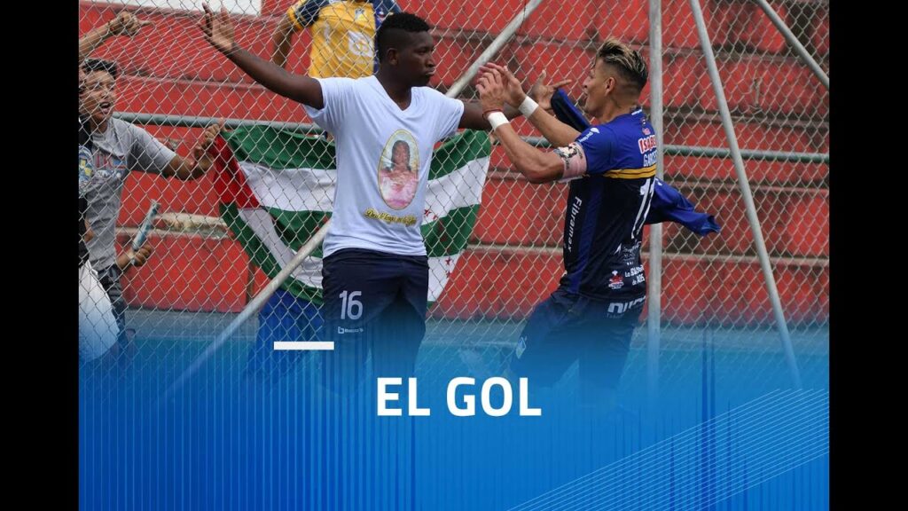 Gol de JJ. Cifuentes jugador del Delfín