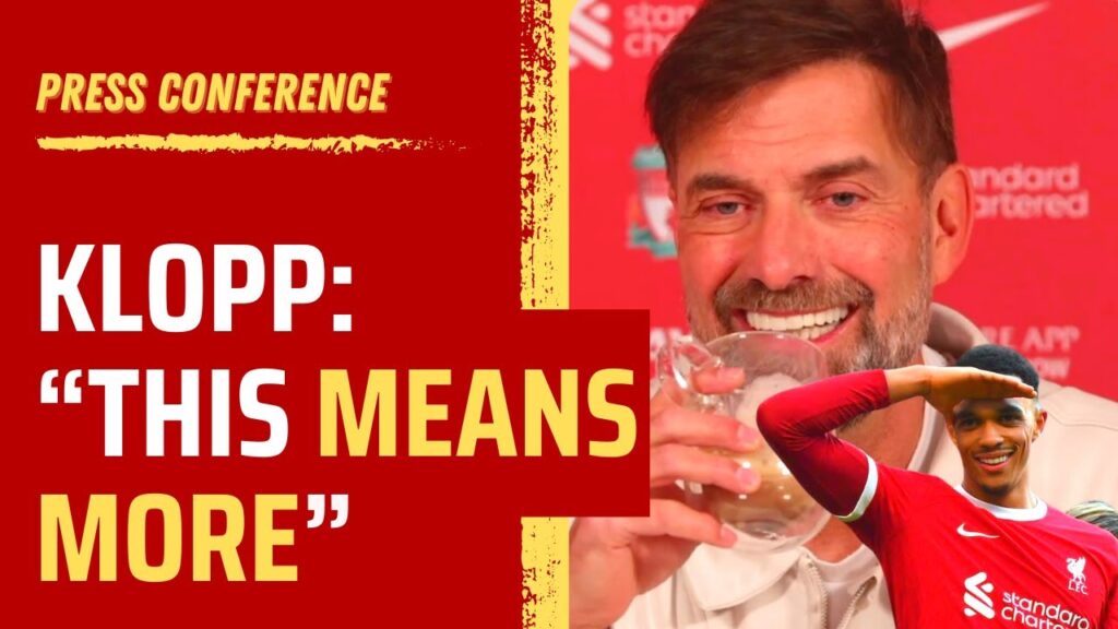 Jurgen Klopp has "no problem" with Trent's Man City trophy comparison