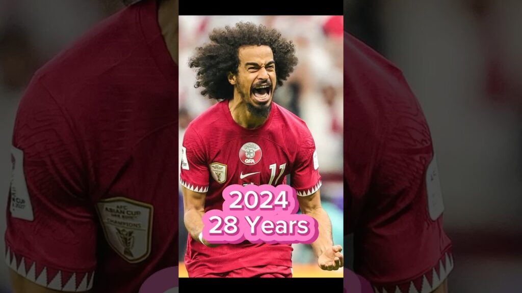 Akram Afif From 2015 To 2024❤️⚽️#shorts #akram #asiacup2023 #short #tiktok #trending #shortvideo