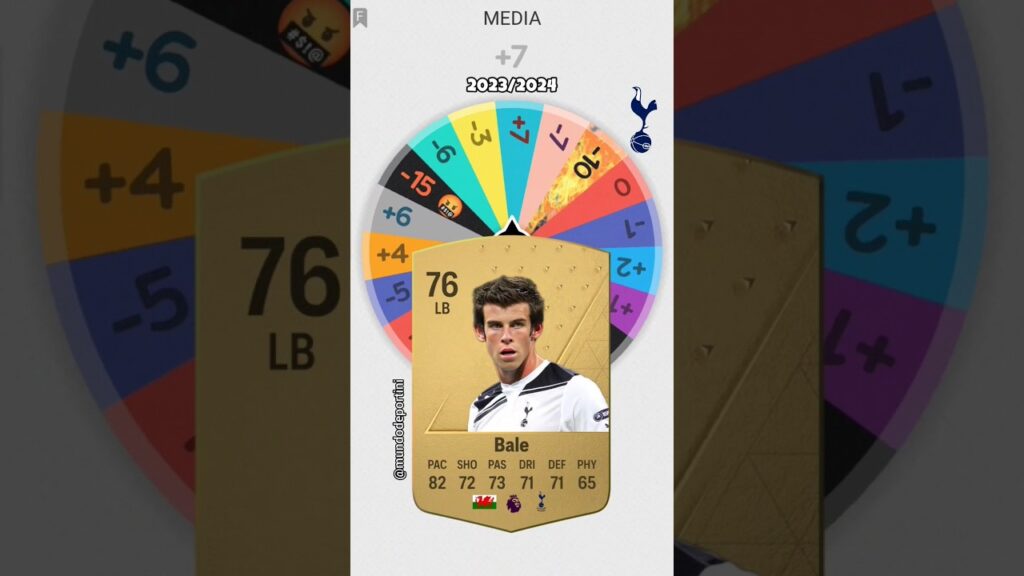 SIMULANDO la CARRERA de GARETH BALE ⚽🔝💥 #bale #garethbale #futbol #football #viral #shorts #futebol