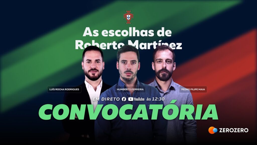 DIRETO | Os convocados de Roberto Martínez