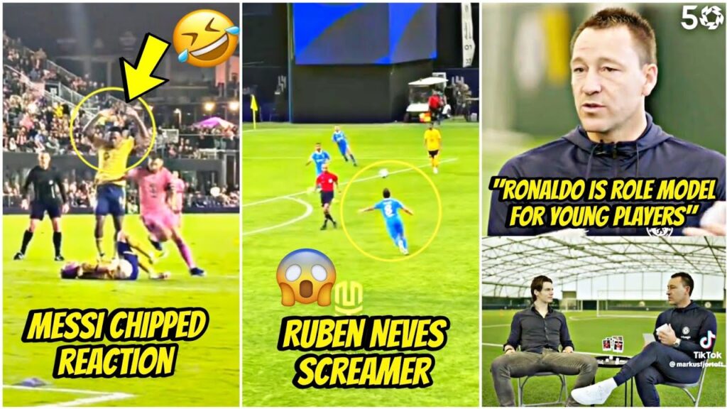 😨Ruben Neves scores screamer and Messi chipped over injured player reaction