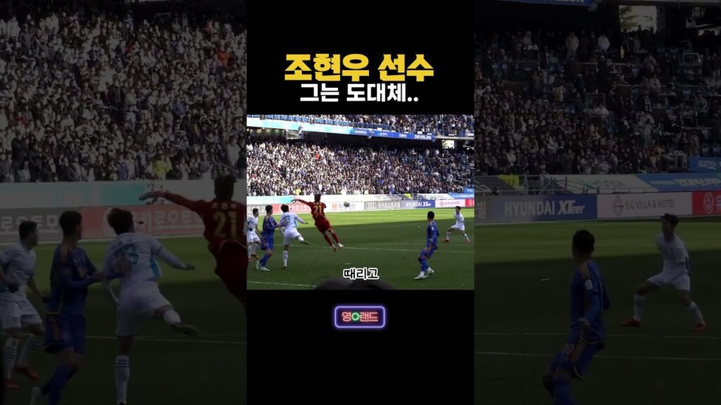 동해안더비 때만 좀 덜 빛나주시면 안될까요..? #조현우#goals#korea#shorts