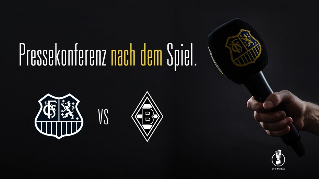 1. FC Saarbrücken - Borussia M'gladbach - Pressekonferenz nach dem Spiel (DFB-Pokal Viertelfinale)