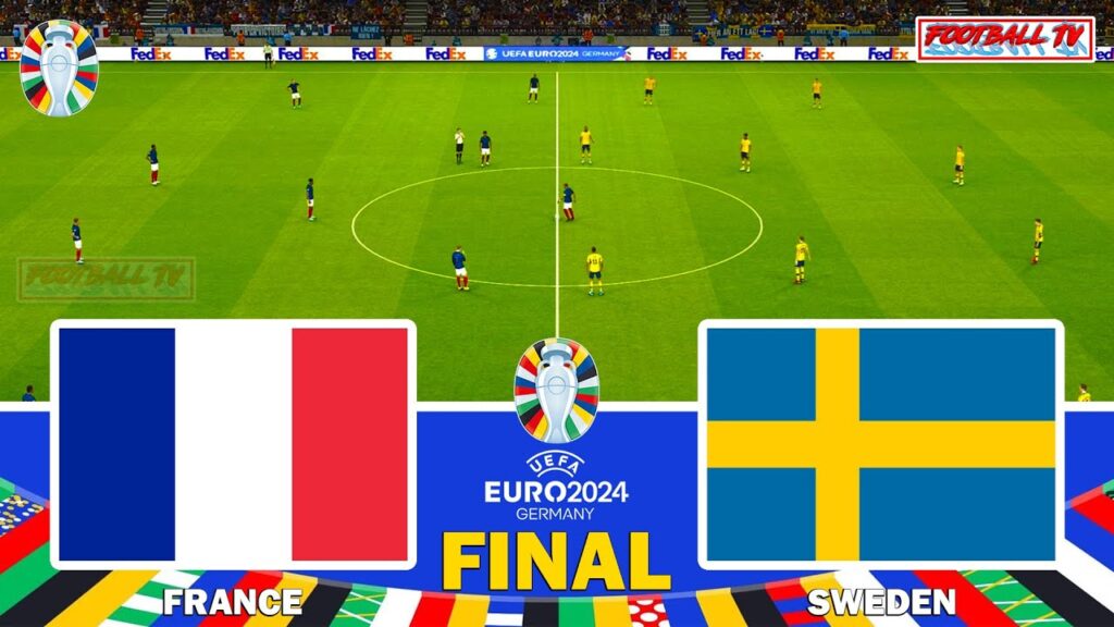 FRANCE vs SWEDEN - UEFA EURO 2024 FINAL | FULL MATCH ALL GOALS | PES GAMEPLAY PC