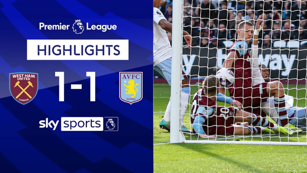 Soucek late winner DISALLOWED after VAR check! | West Ham 1-1 Aston Villa | EPL Highlights