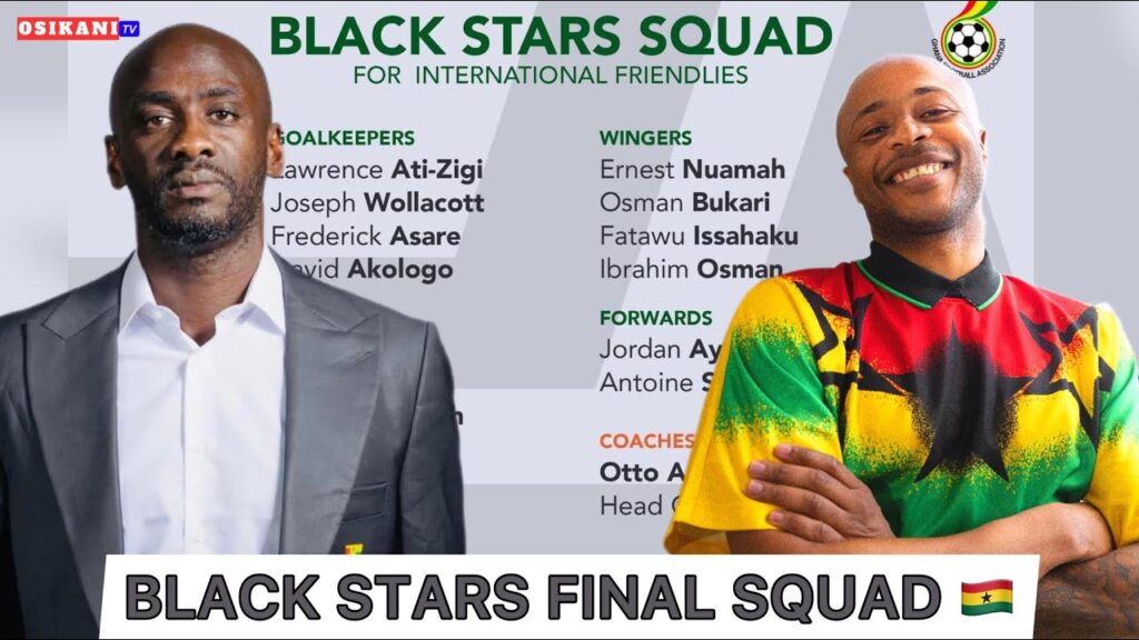 OFFICIAL🇬🇭: BLACK STARS COACH OTTO ADDO NAMES FINAL 26-MAN SQUAD VS NIGERIA & UGANDA - SURPRISED ?
