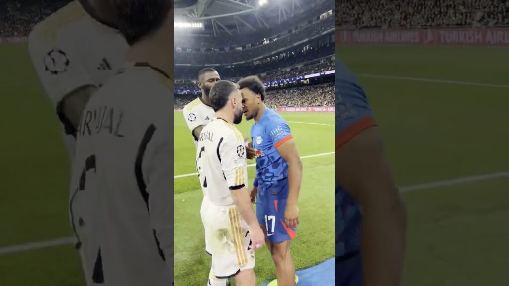 Openda était furieux contre Carvajal 😳🤬 #reel #pourtoi #foot #openda #carvajal