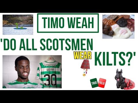🏴󠁧󠁢󠁳󠁣󠁴󠁿 'Do all Scotsmen wear kilts?' with Timo Weah 🤔🤣