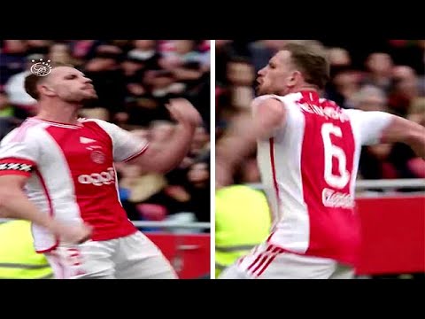 Fans Mock 'Embarrassing' Clip on Ajax's Social Media Pages that Showed Jordan Henderson Celebrating