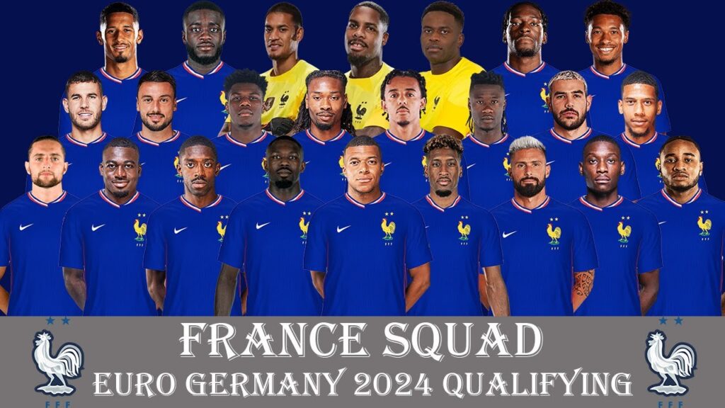 FRANCE Squad Euro Germany 2024 Qualifying | Euro Germany 2024 Qualifying | France Squad 2024