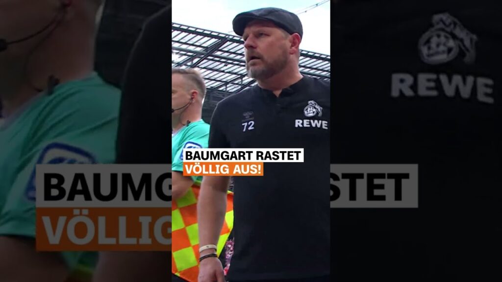 Steffen Baumgart rastet aus! 🤬 l sportstudio l #shorts Steffen Baumgart rastet aus! 🤬 l sportstudio l #shorts